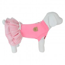 Vestido Malha Barbie Chiclete